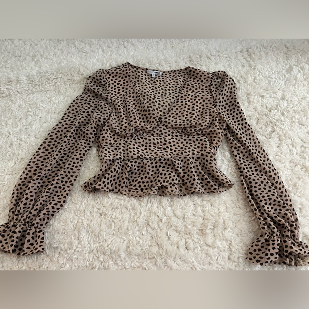 Leopard Print Blouse